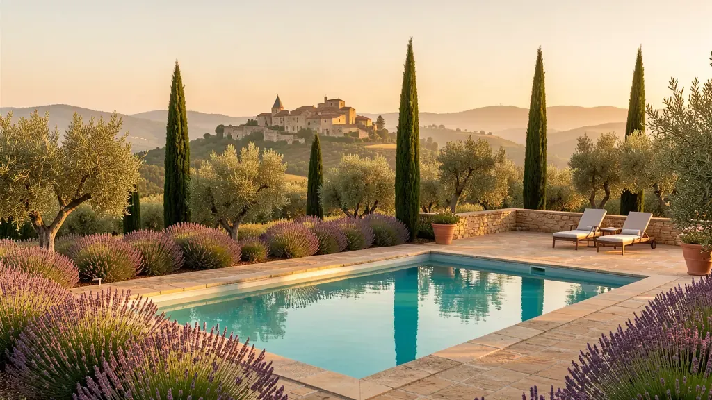 Jardin et piscine dans le Luberon - Vert et Eau, Paysagiste et pisciniste à Goult
