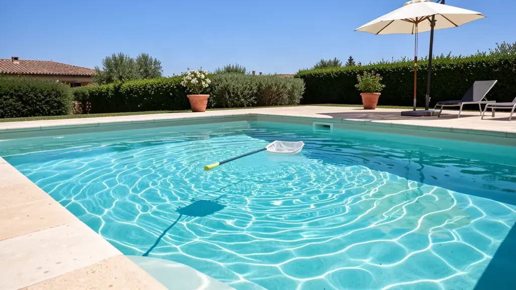 Une eau claire, des margelles propres - Entretien de piscine Vert et Eau dans le Vaucluse